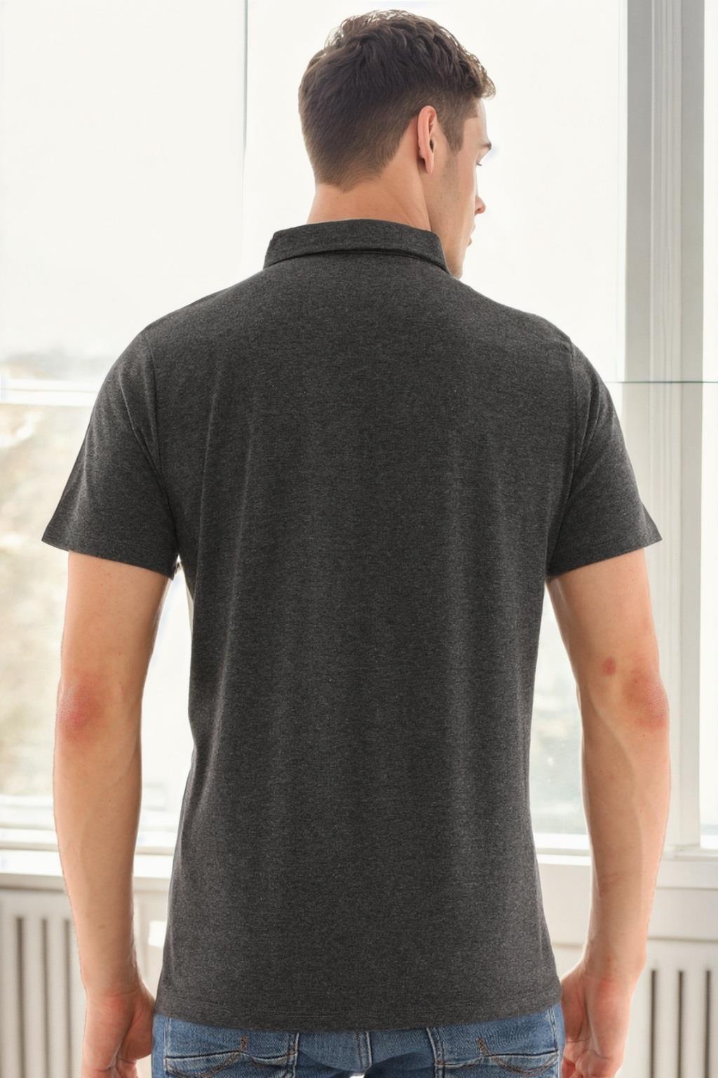 T9583 DEWBERRY MEN'S T-SHIRT-ANTHRACITE