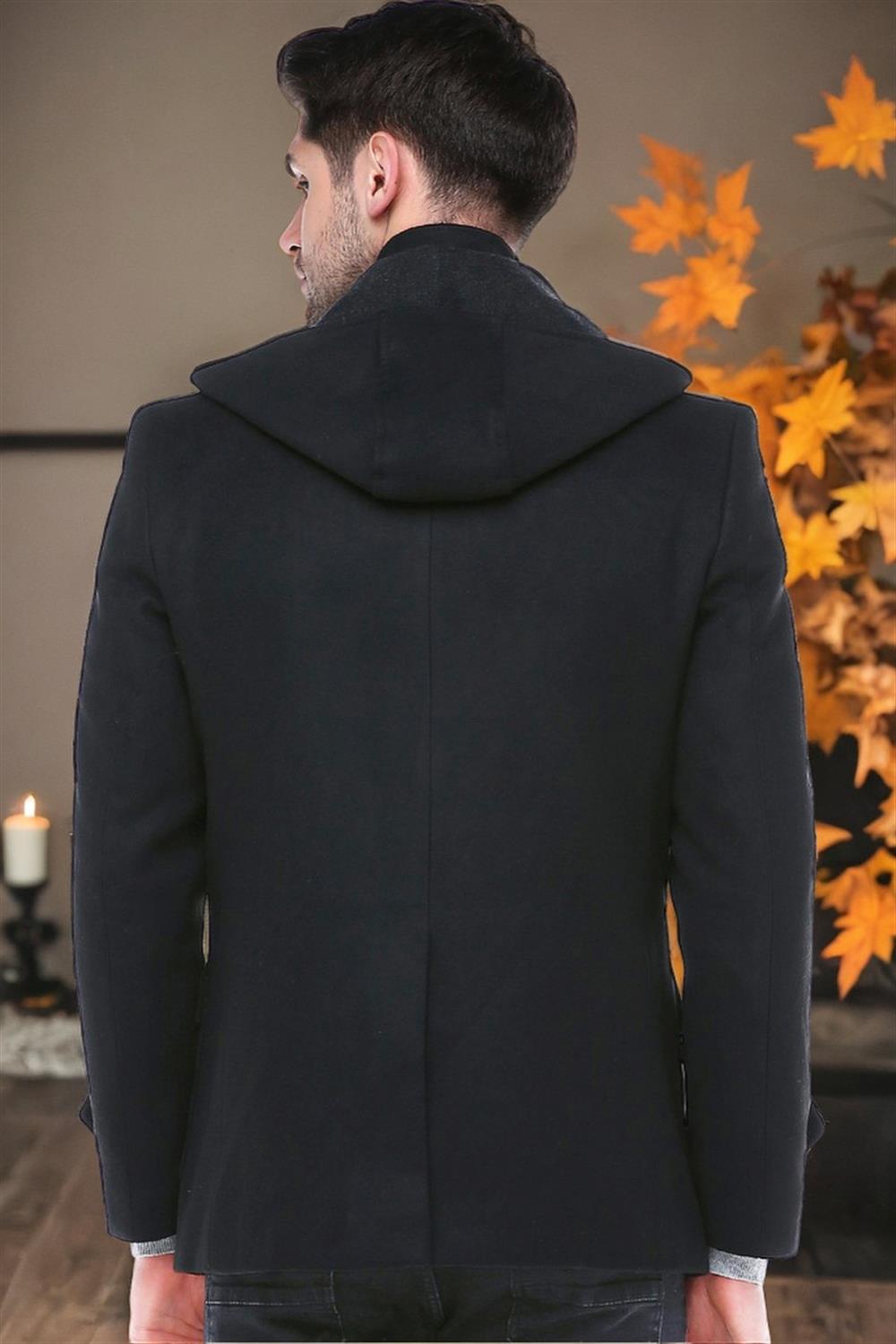 PLT8379 DEWBERRY MEN'S COAT-LIGHT BLACK