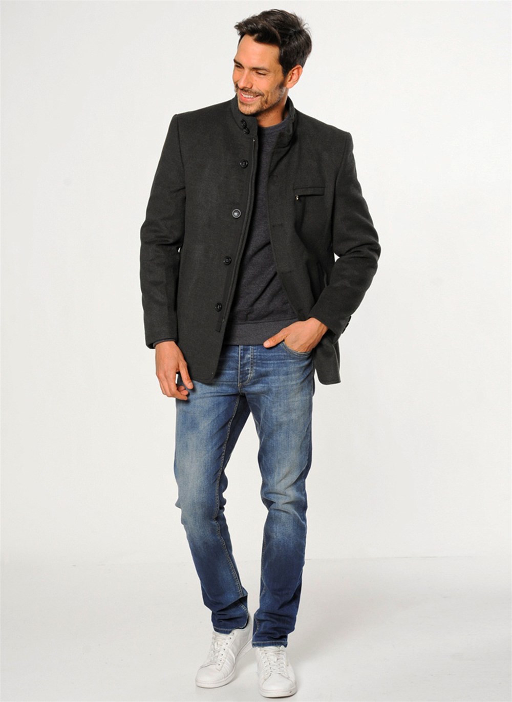 PLT8209 DEWBERRY COAT-ANTHRACITE