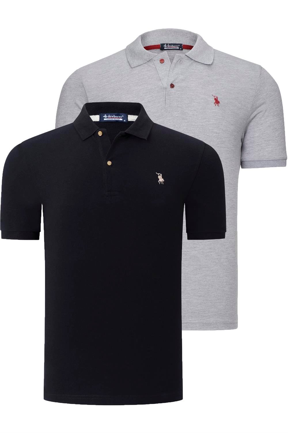 Tricou polo de barbati, dewberry