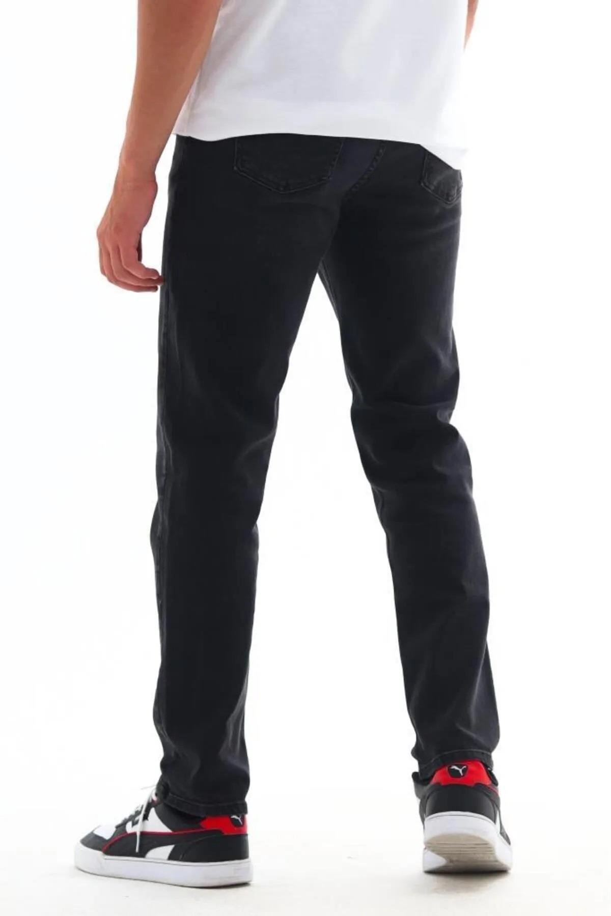 23648 Dewberry Regular Fit Stretchy Hlt Denim Mens Jeans-ANTHRACITE