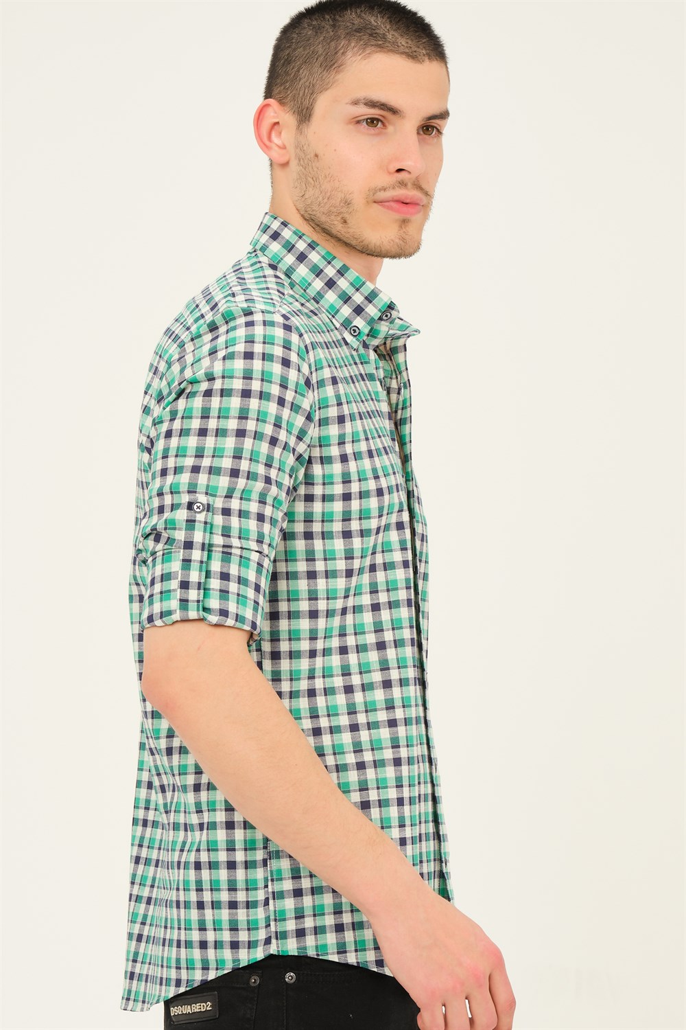 Camasa barbati, dewberry Green