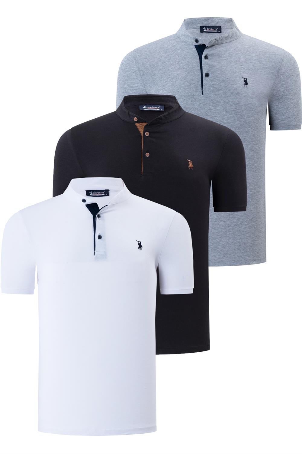 Tricou polo bărbați dewberry