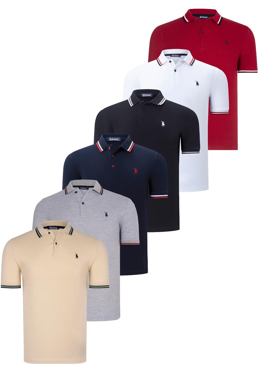 Tricou polo barbati dewberry