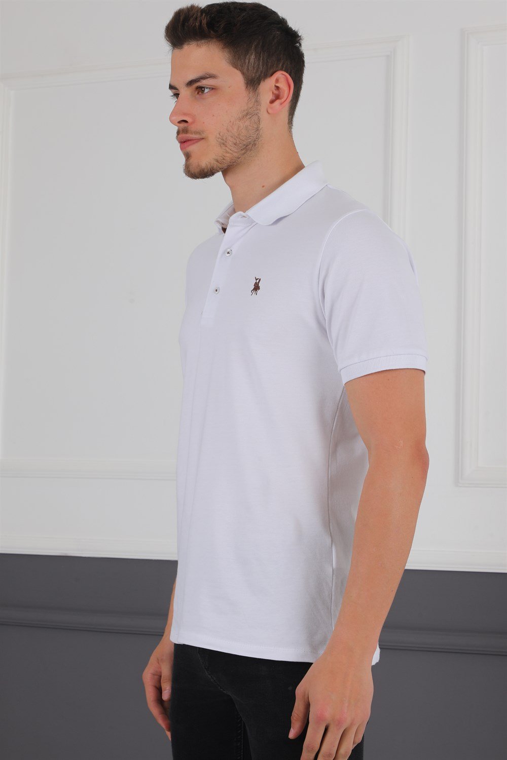 Tricou polo barbati, dewberry