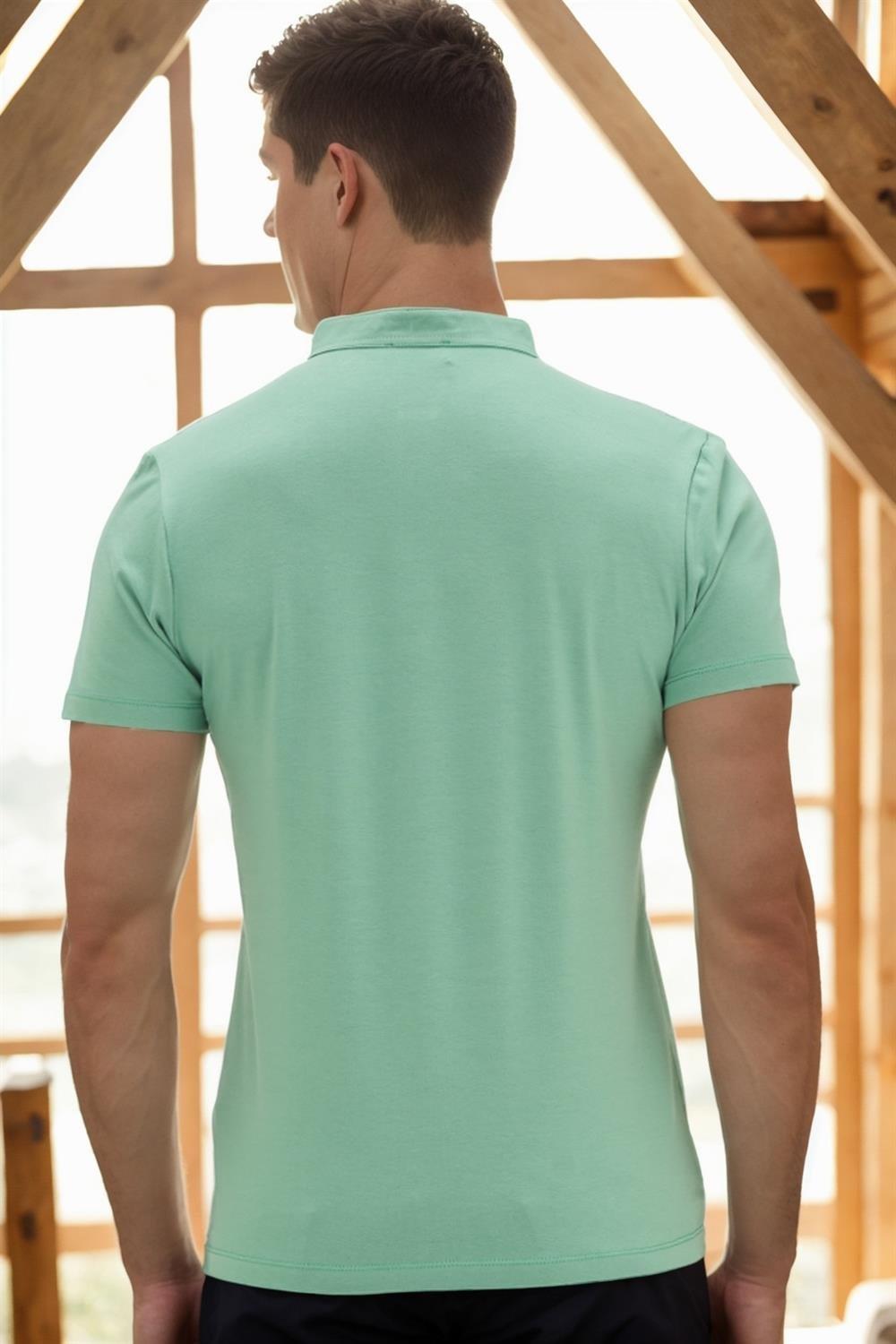 T9560 DEWBERRY T-SHIRT-LIGHT KHAKI