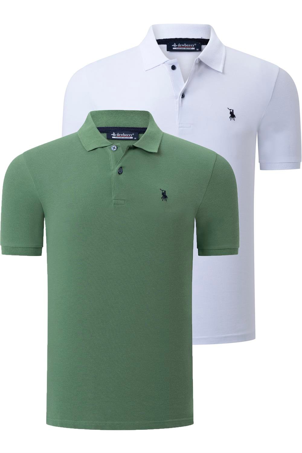 Tricou polo de barbati, dewberry