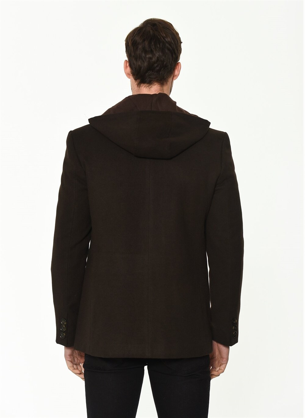 K7534 DEWBERRY MEN&#039;S COAT-BROWN