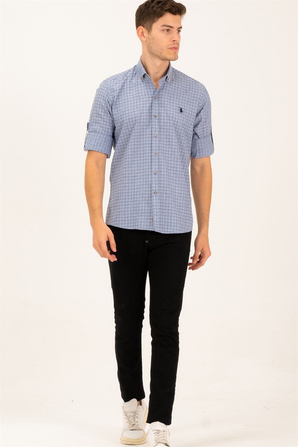 Camasa barbati, dewberry Patterned