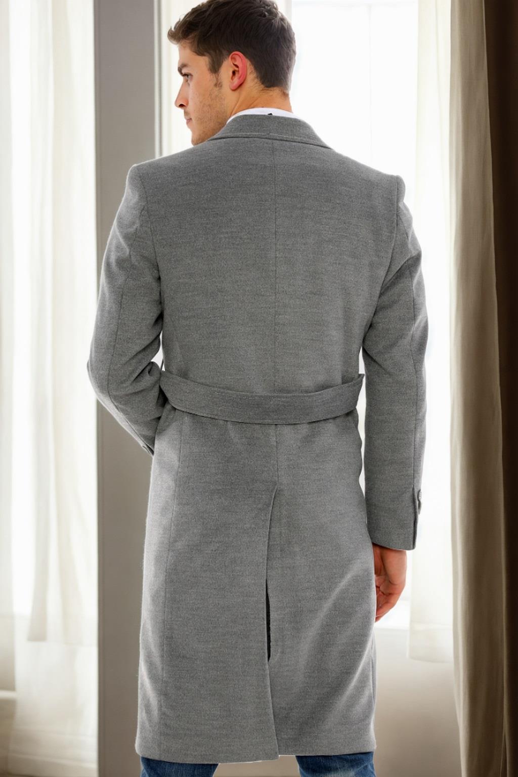 PLT8382 DEWBERRY MEN&#039;S COAT-GREY-2