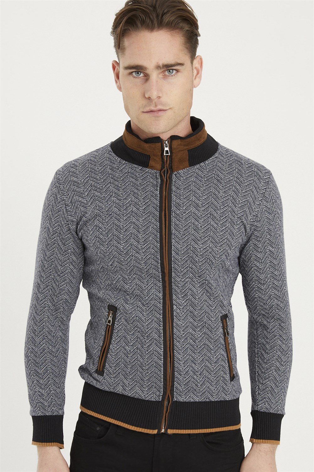 1021 DEWBERRY MEN&#039;S SWEATSHIRT-FISHING WHEEL LACQUER BLUE