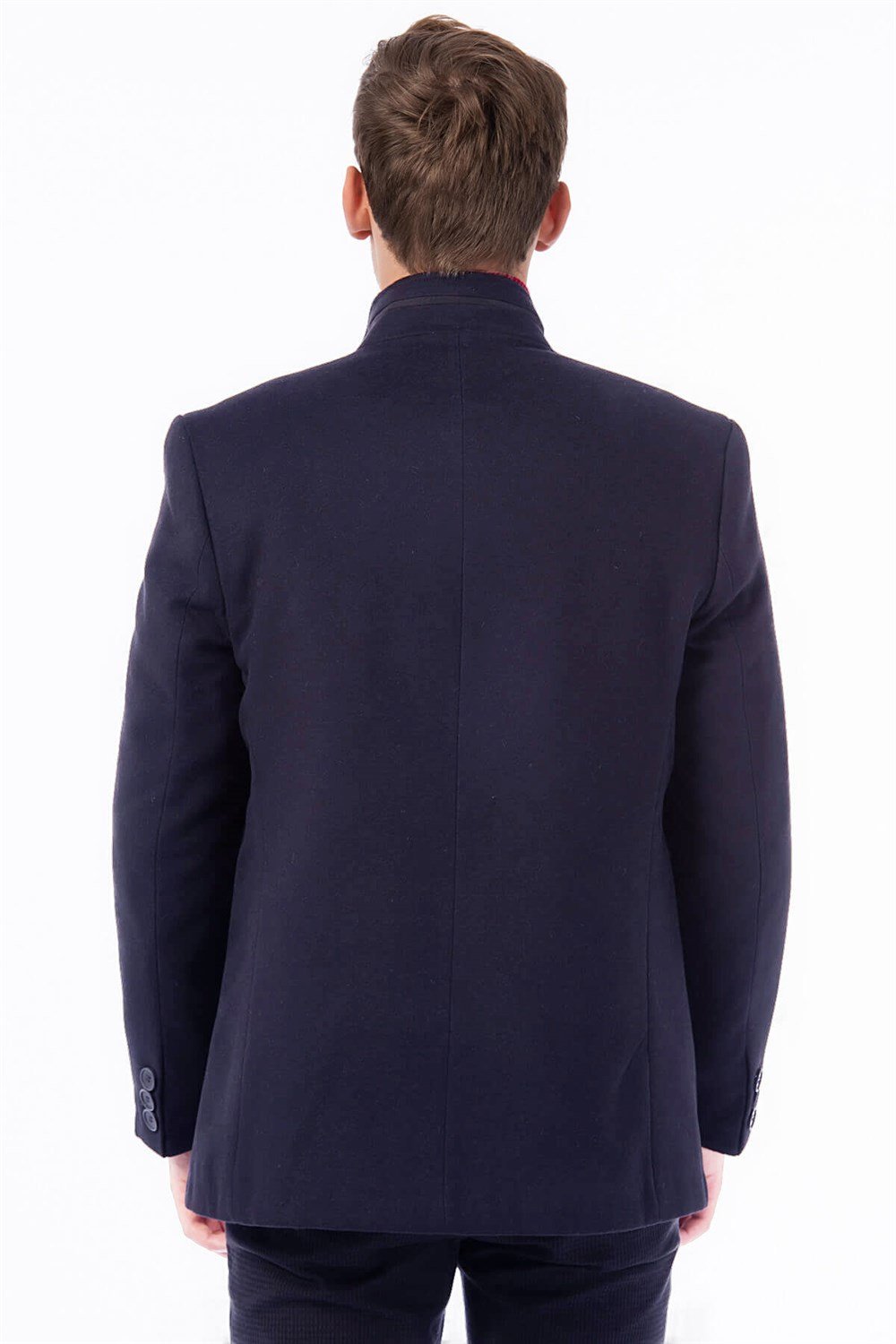 K7126 DEWBERRY MEN&#039;S COAT-NAVY BLUE