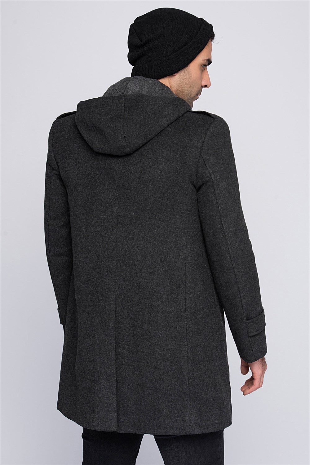 PLT8334 DEWBERRY MEN&#039;S COAT-ANTHRACITE