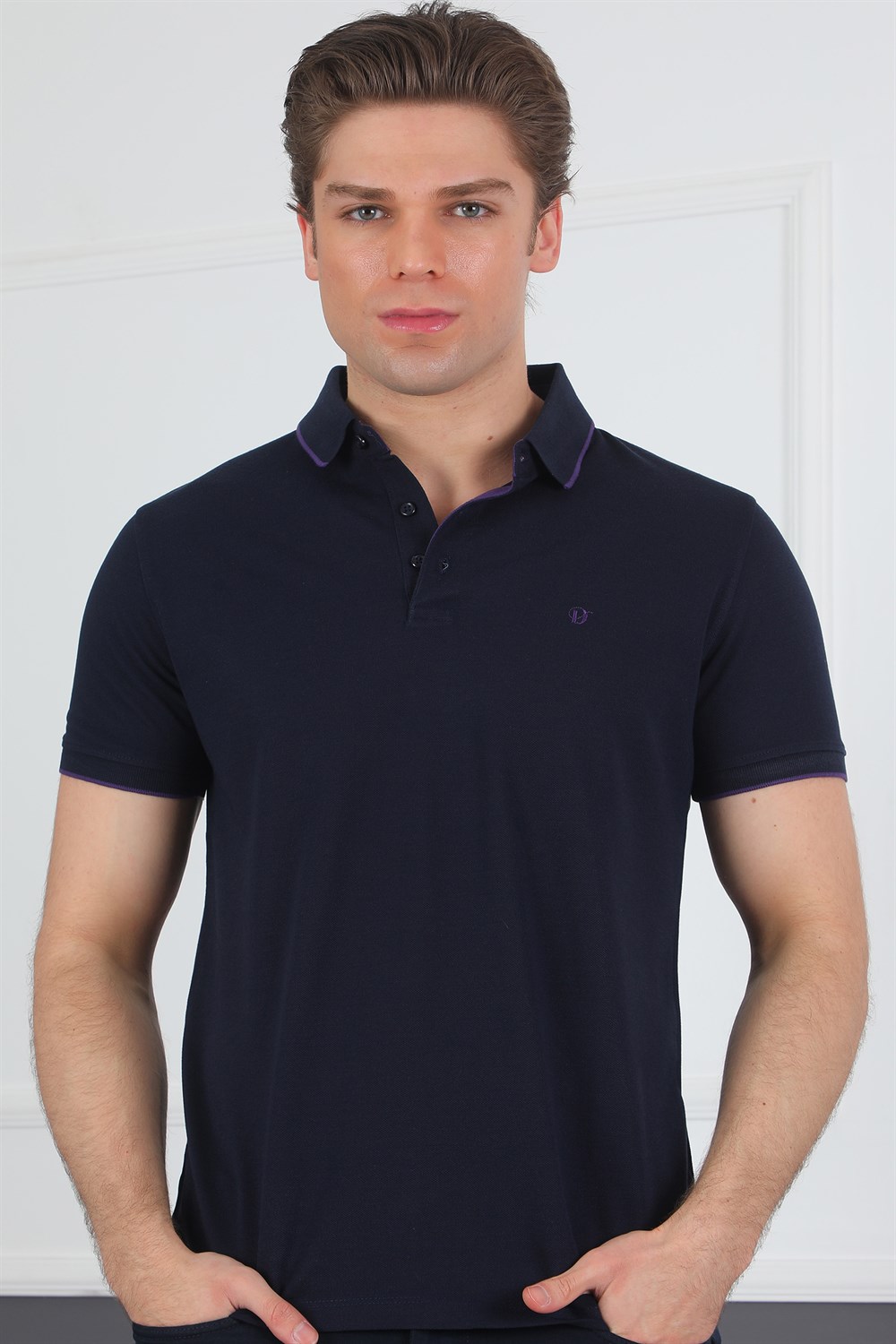 Tricou polo barbati, dewberry T8572