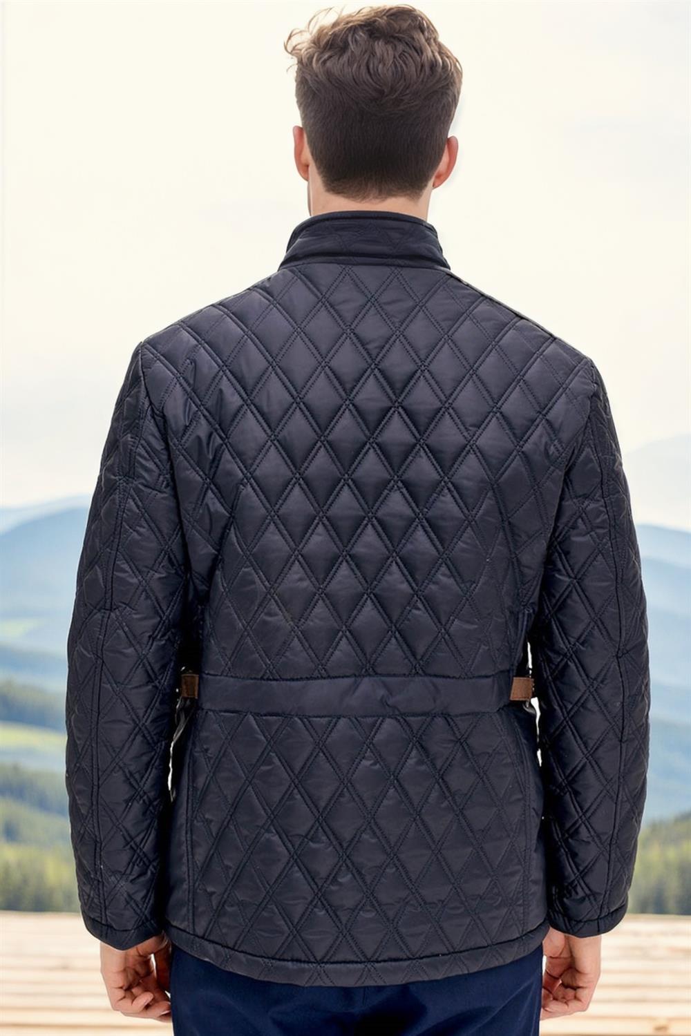 K8613 DEWBERRY COAT-DARK NAVY BLUE