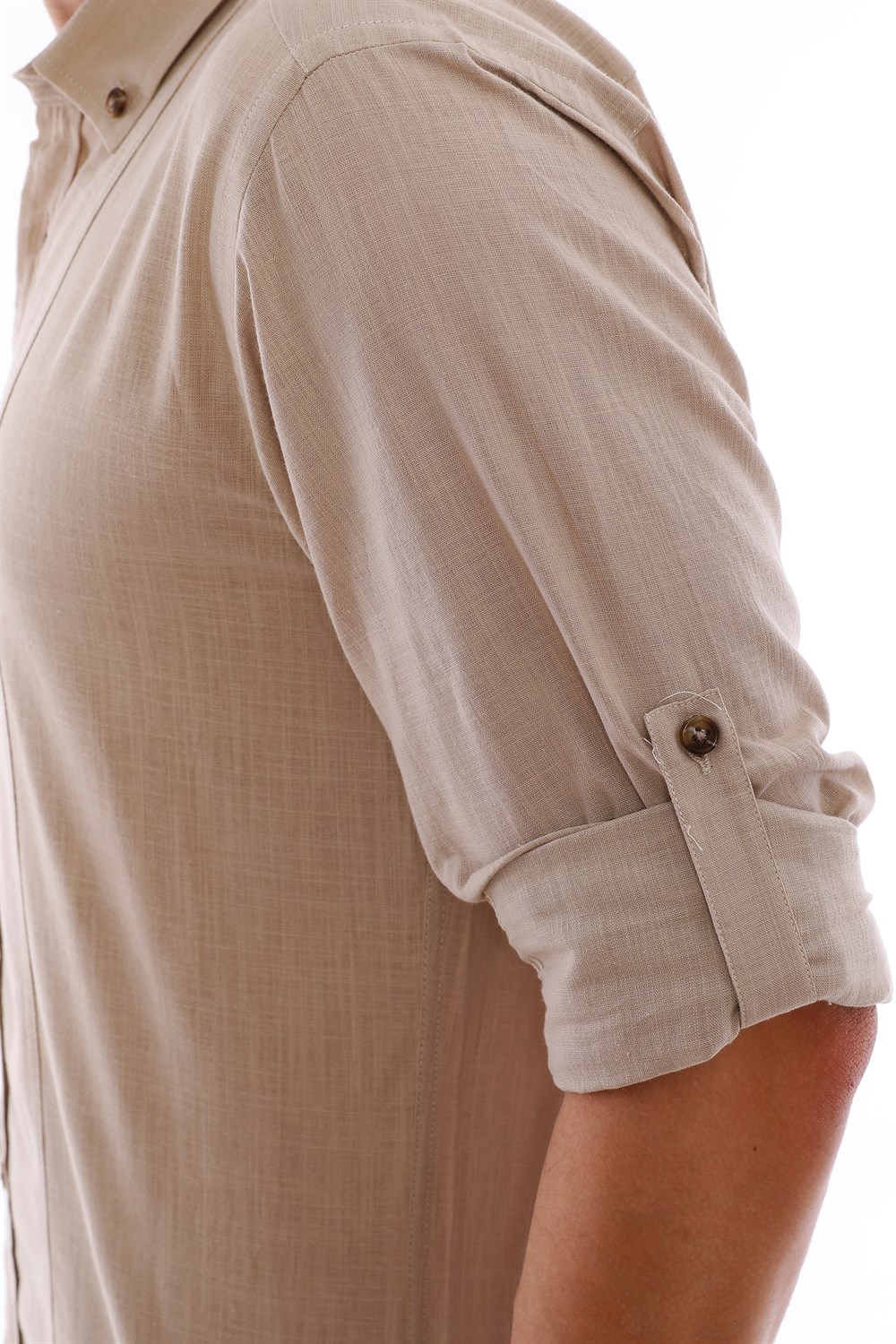 G721 DEWBERRY MEN'S SHIRT-BEIGE