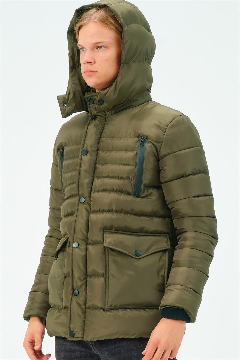 M8657 HAINĂ BĂRBĂTEASCĂ DEWBERRY-KAKI