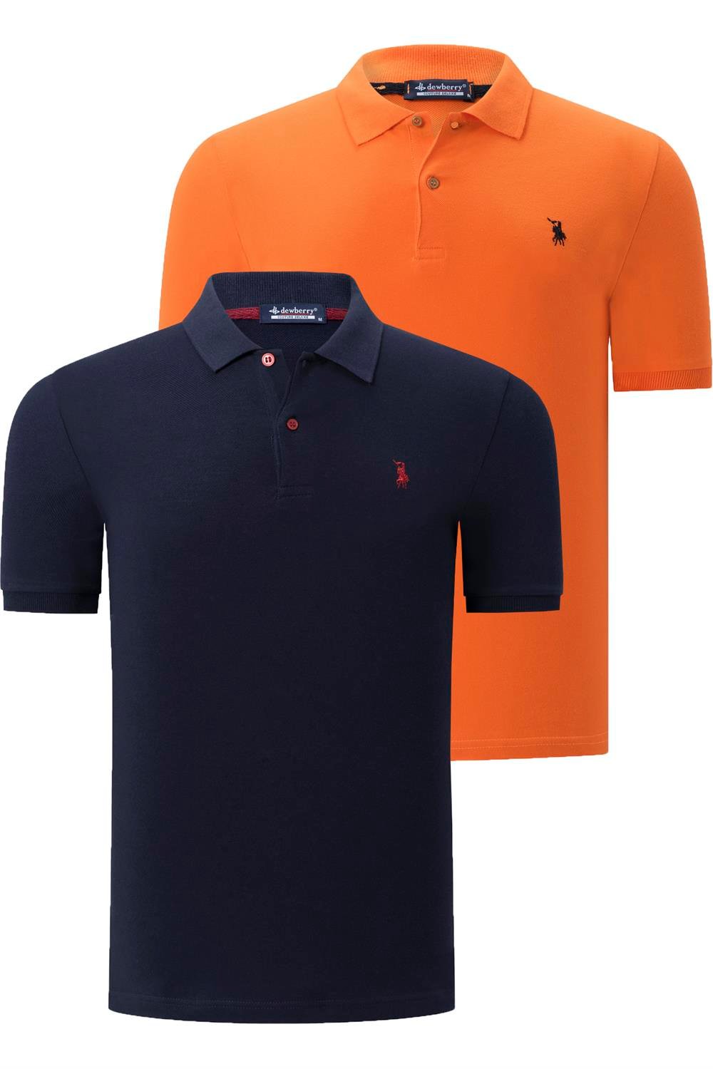 Tricou polo de barbati, dewberry