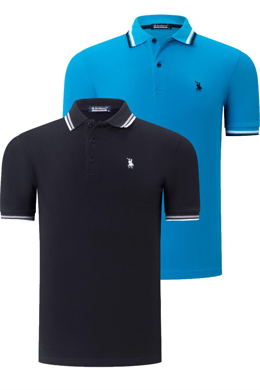 Tricou polo de barbati, dewberry