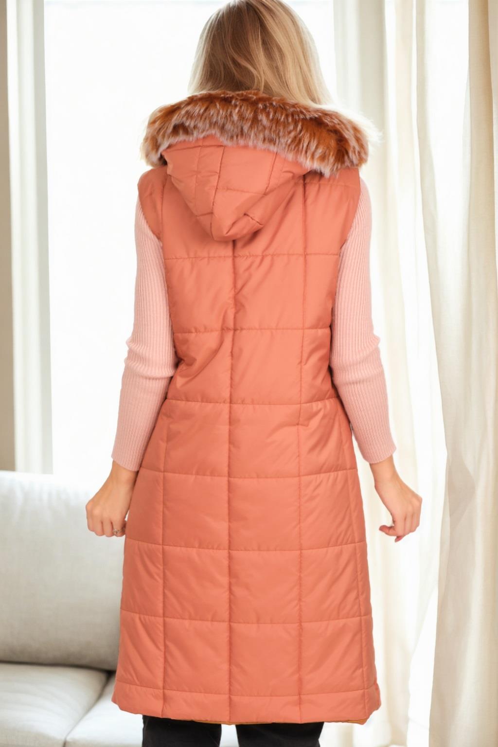 Z6718 DEWBERRY WOMEN'S VEST-TABA-2