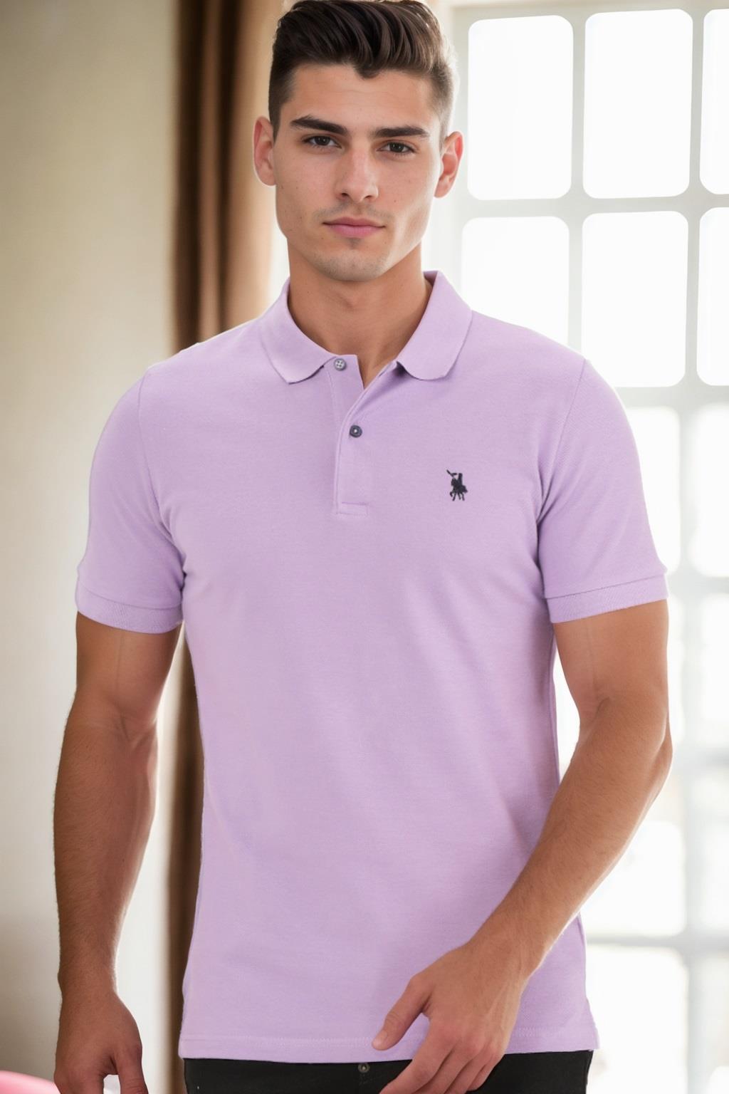 T9561 DEWBERRY MEN'S TSHIRT-LILAC