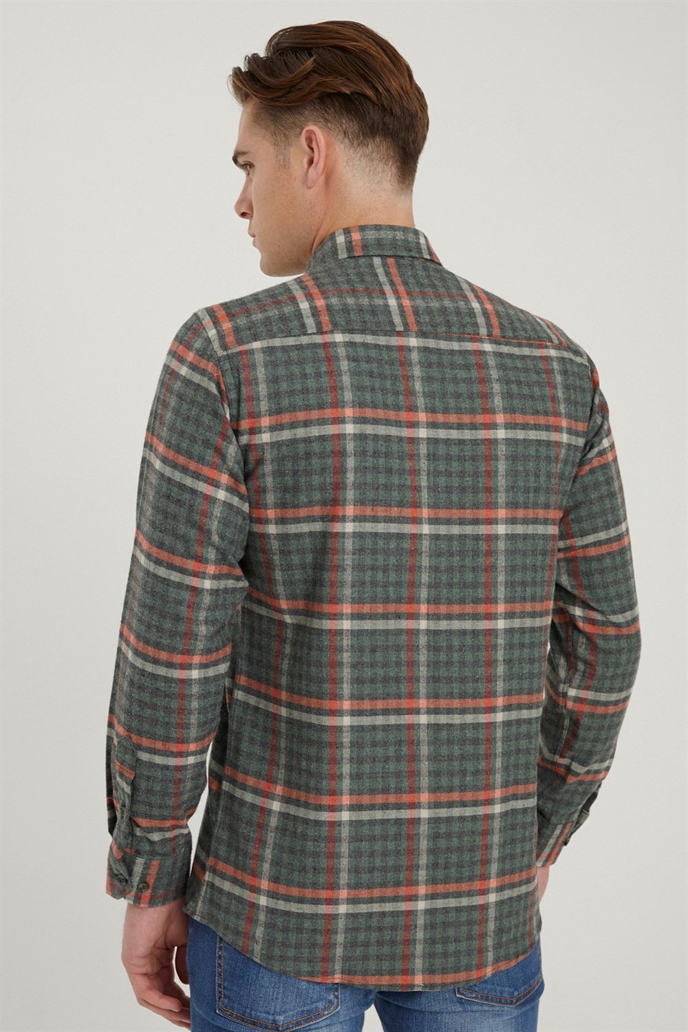 G700 DEWBERRY MEN'S SHIRT-KHAKI