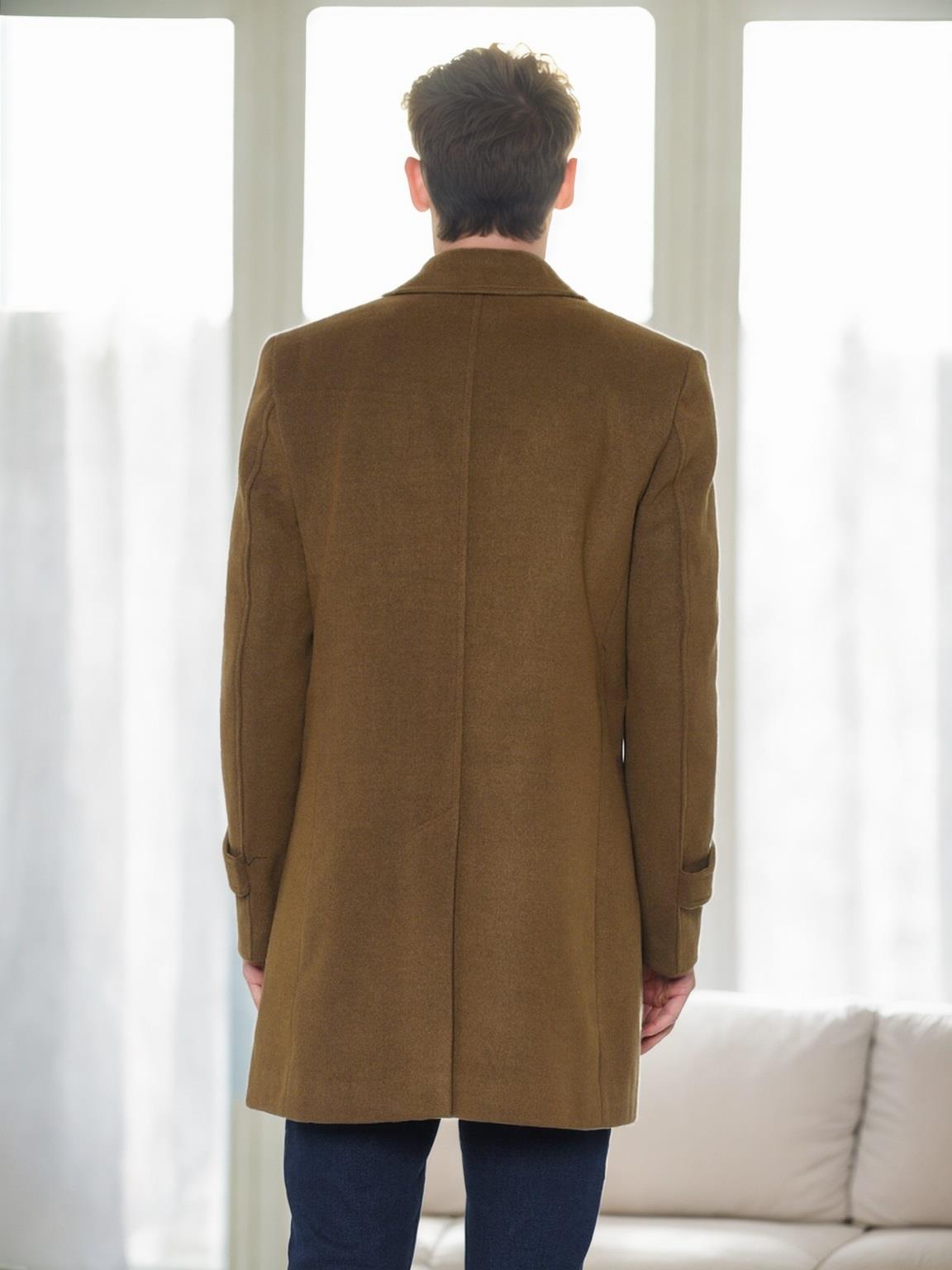 PLT9226 DEWBERRY BATTAL COAT-CAMEL