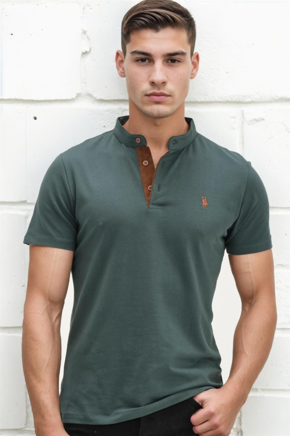 T9560 DEWBERRY T-SHIRT-GREEN
