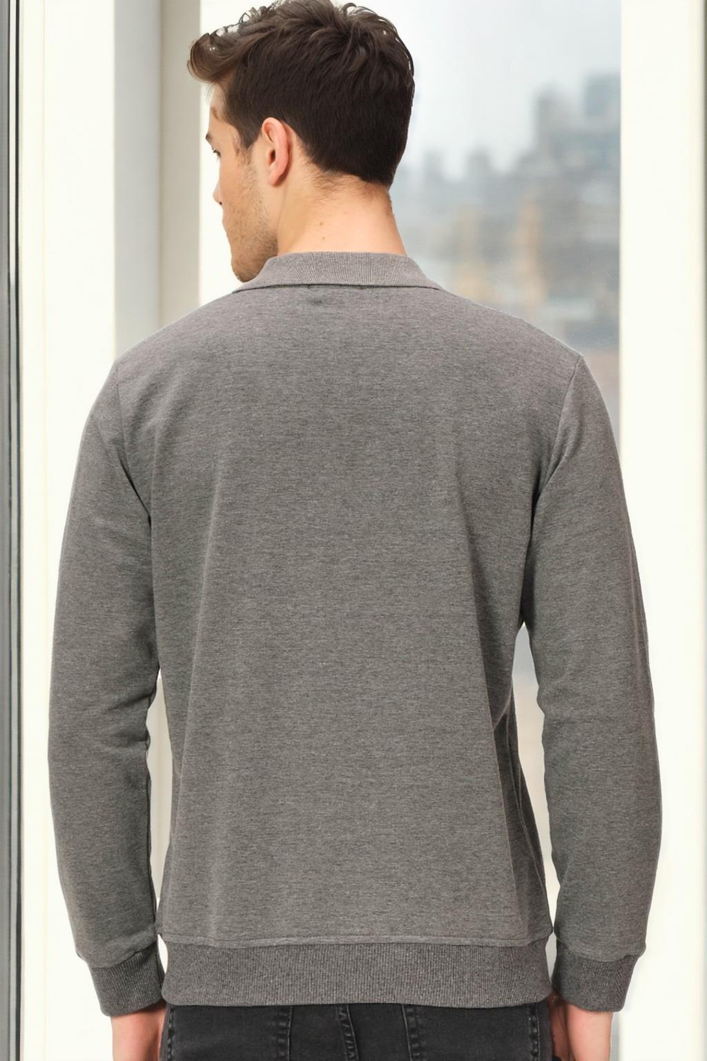 V9007 DEWBERRY MEN'S SWEATSHIRT-ANTHRACITE