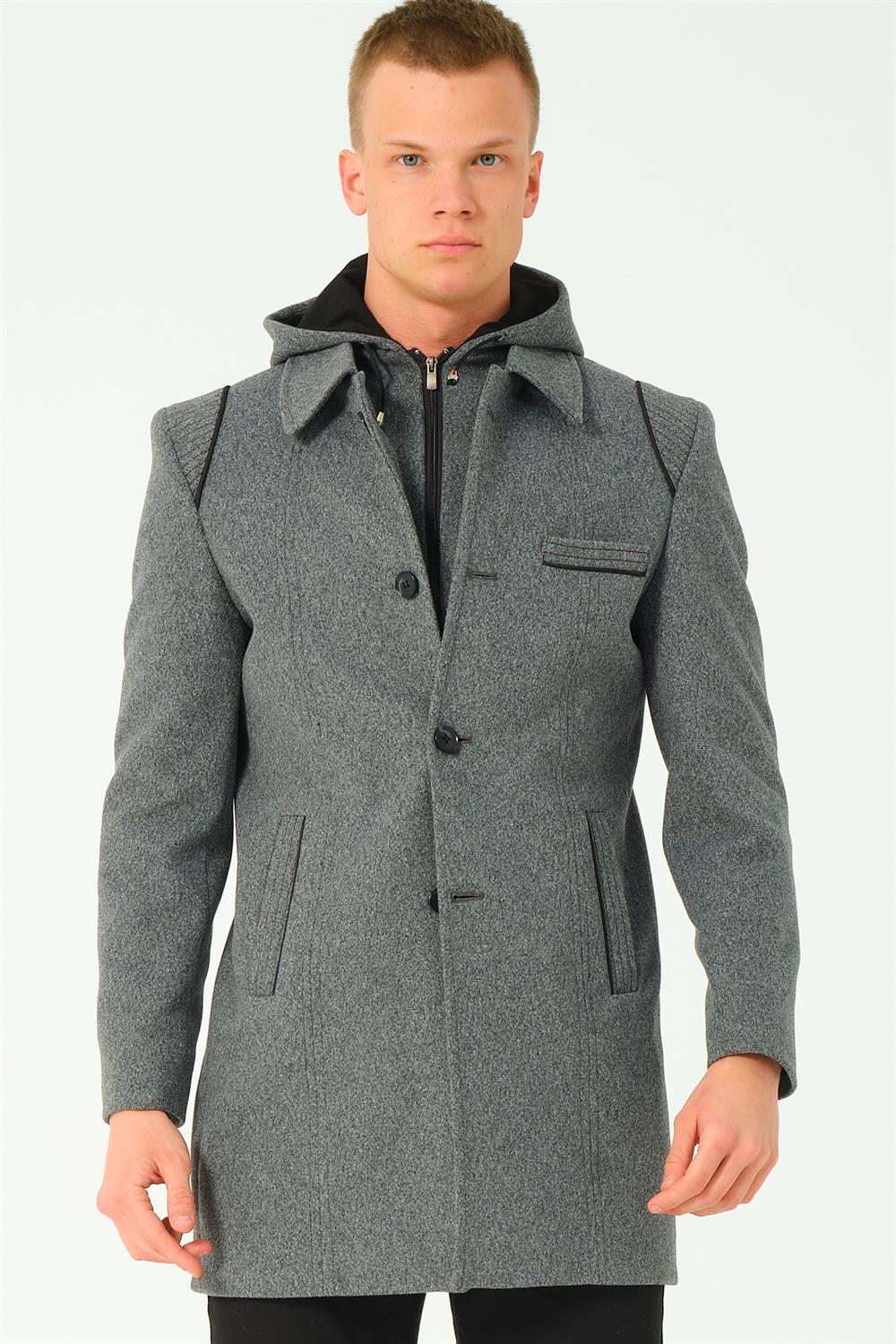PLT8335 DEWBERRY MEN'S COAT-DARK GREY-2