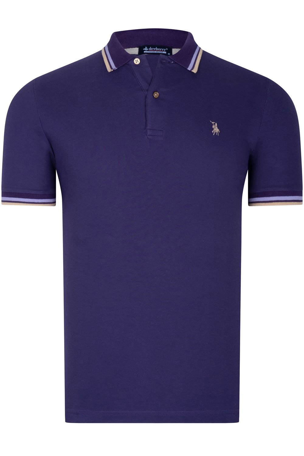 Tricou polo de barbati, dewberry