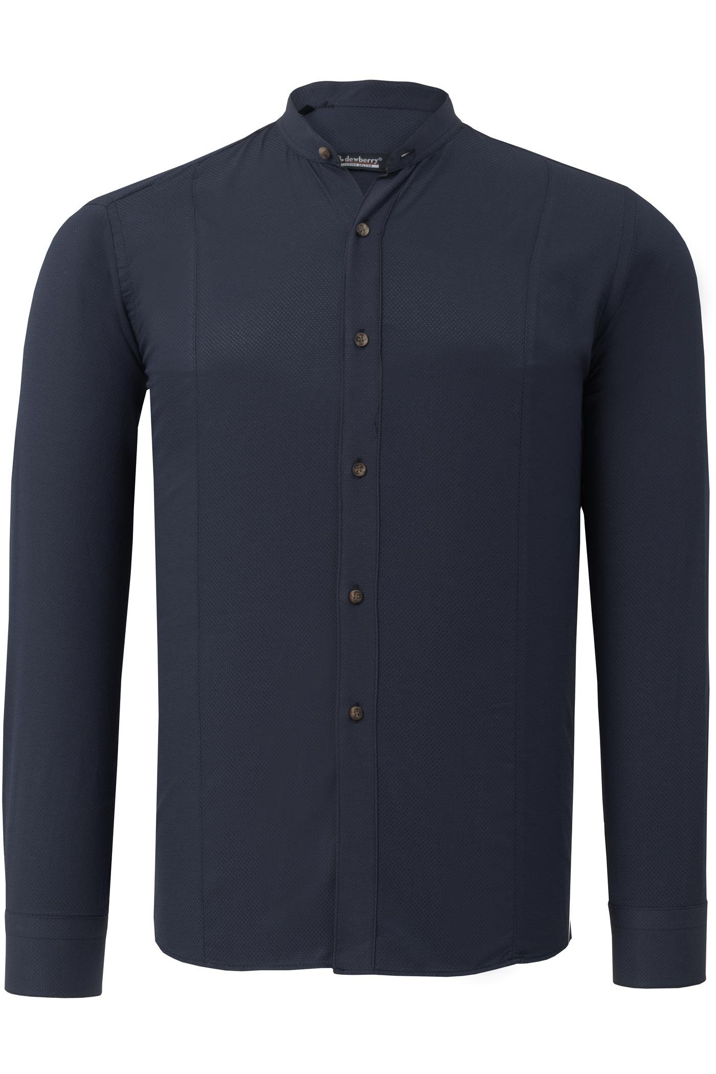 G986 DEWBERRY MEN&#039;S SHIRT-NAVY BLUE