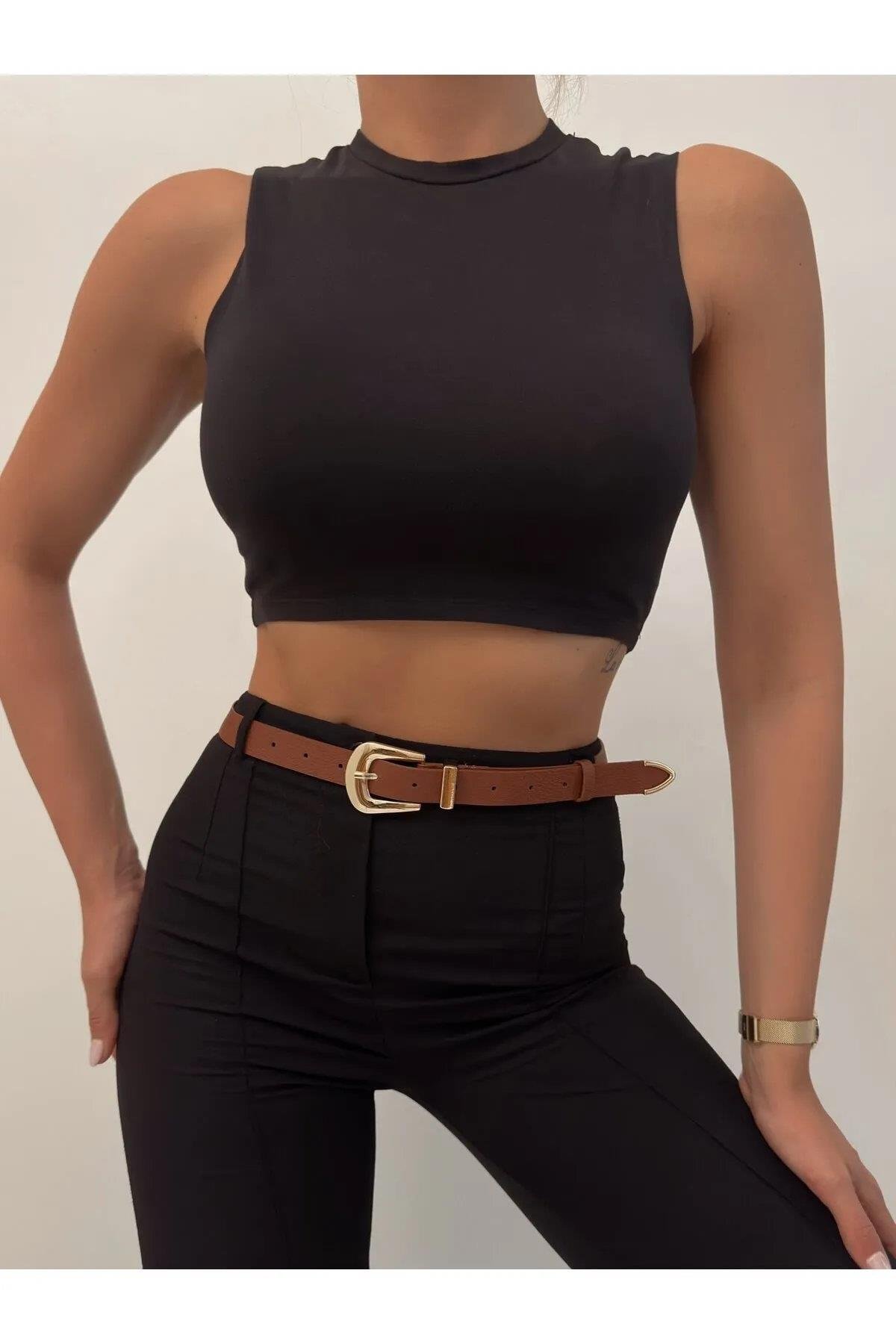 64824 Dewberry Womens Trouser Belt-TABA