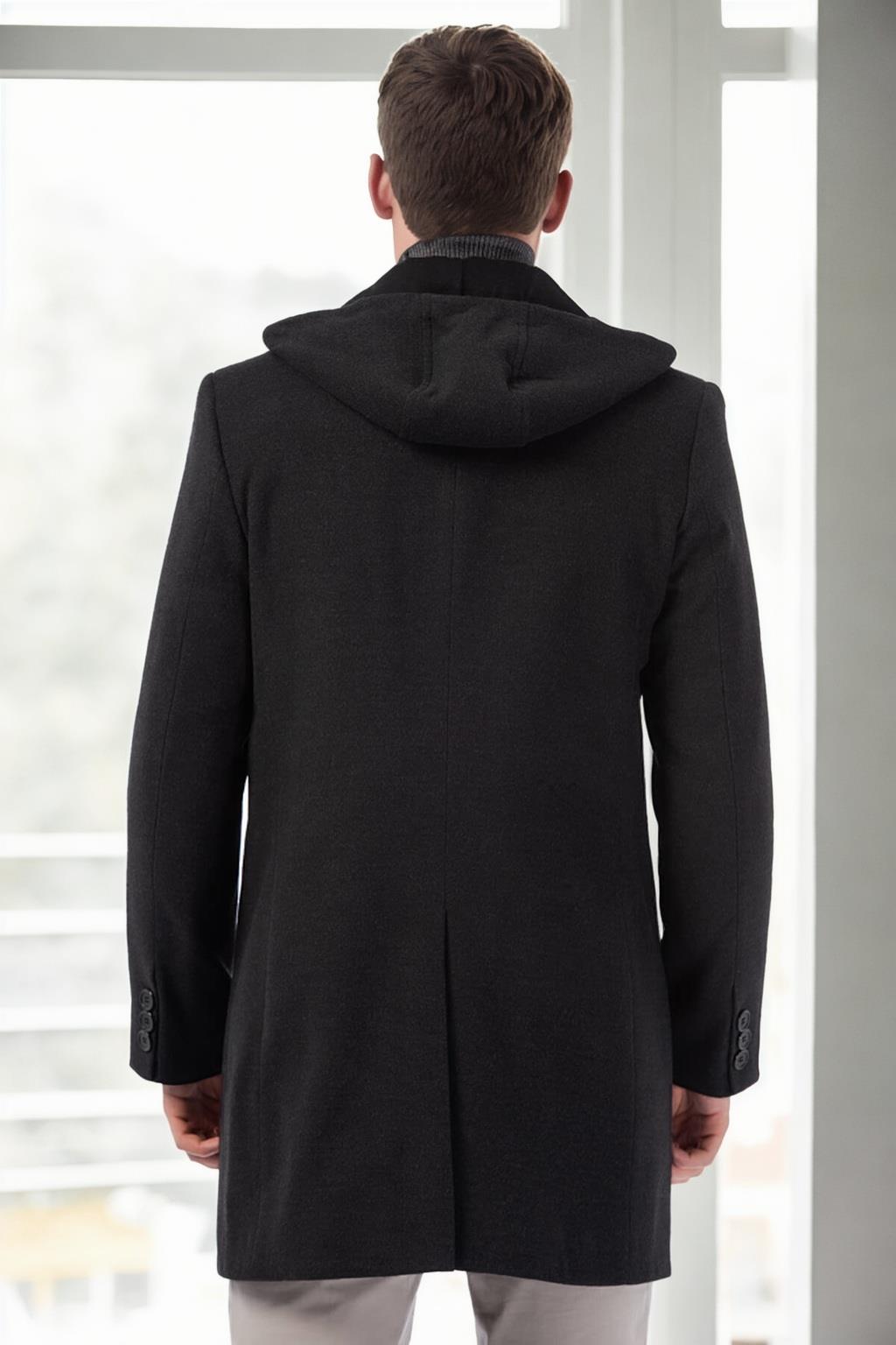 PLT9376 DEWBERRY MEN&#039;S COAT-ANTHRACITE