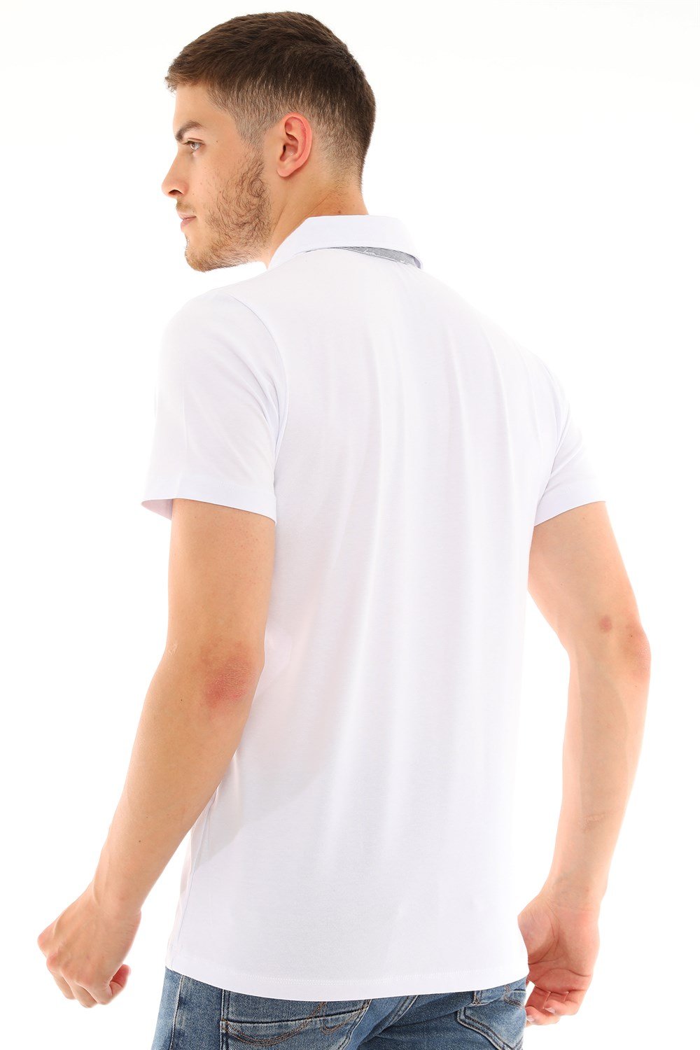 Tricou polo de barbati, dewberry