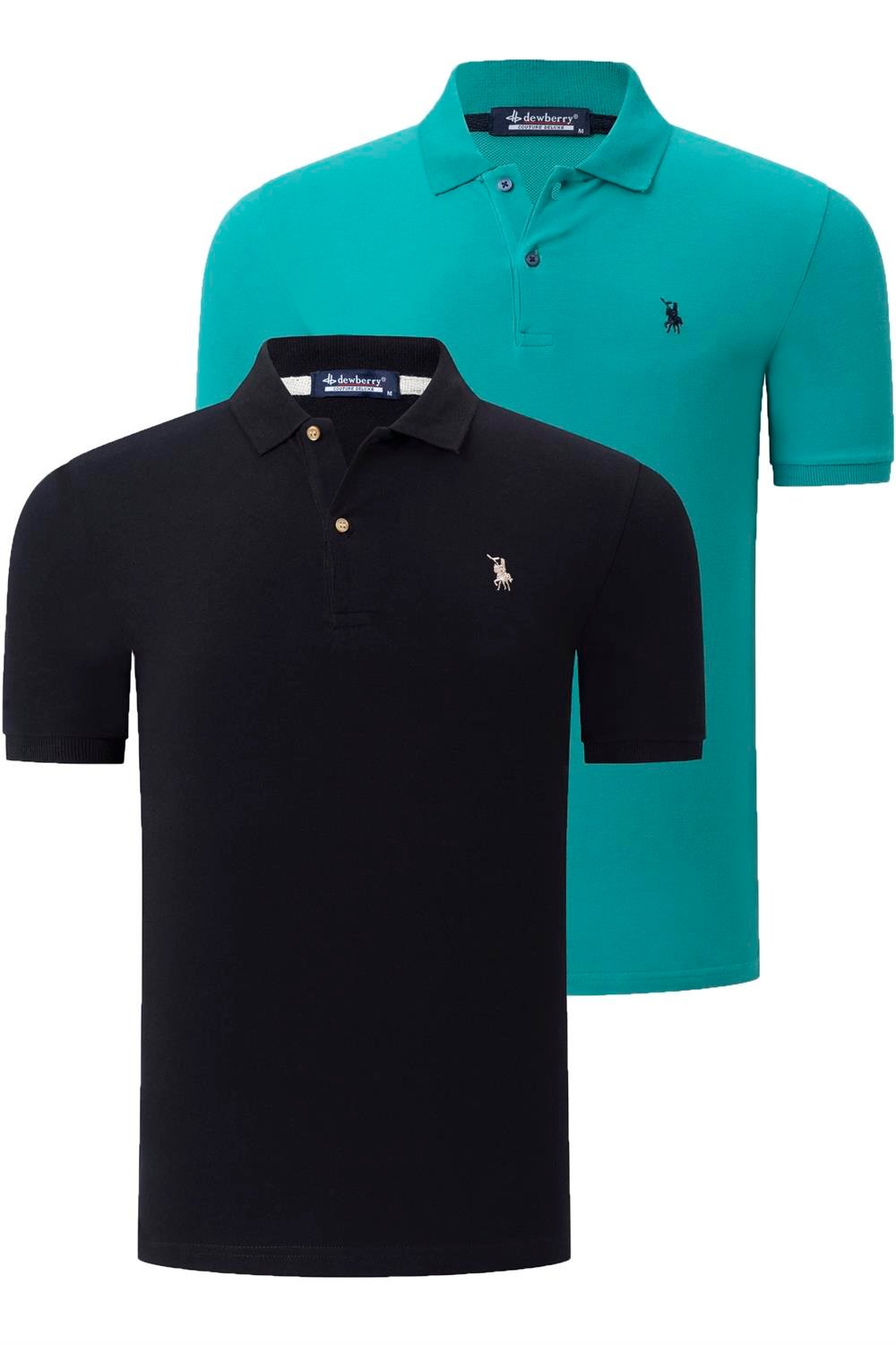 Tricou polo de barbati, dewberry
