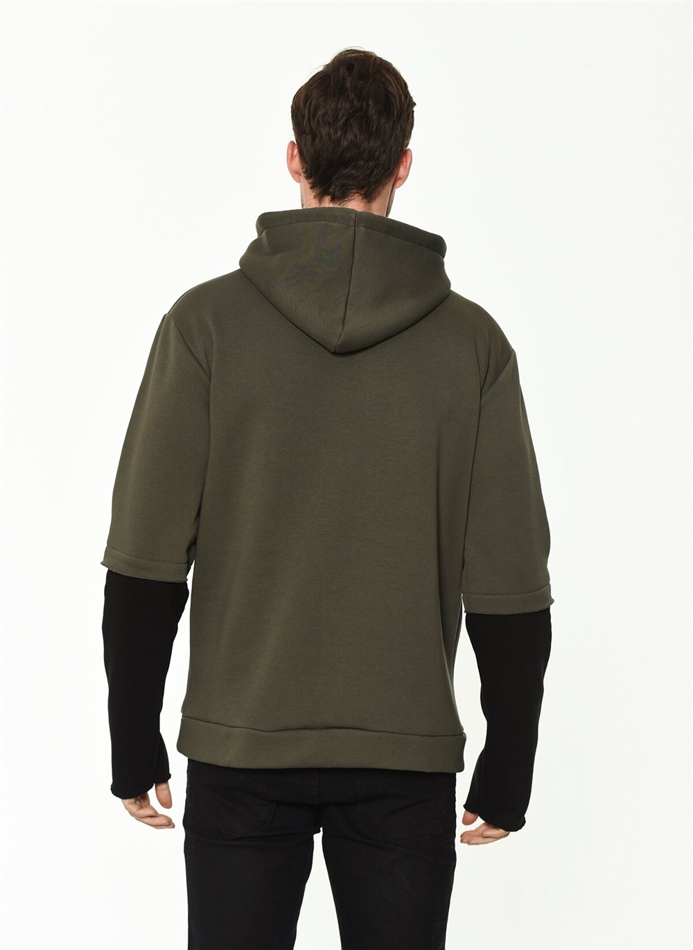 1042 DEWBERRY MEN'S SWEATSHIRT-KHAKI