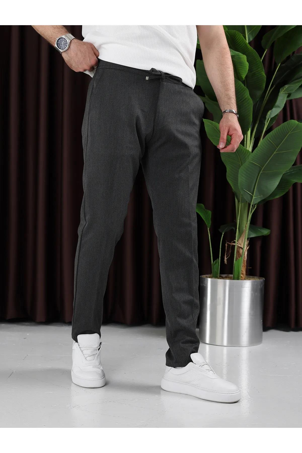15728 Dewberry Slim Fit Jogger Mens Trousers-ANTHRACITE