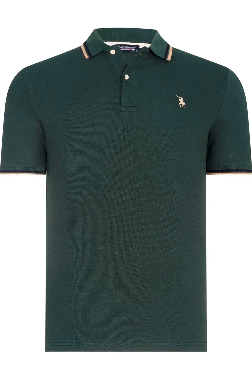 Tricou polo de barbati, dewberry