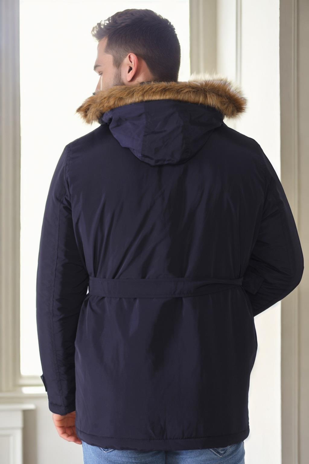 M8633 DEWBERRY MEN&#039;S COAT-NAVY-2