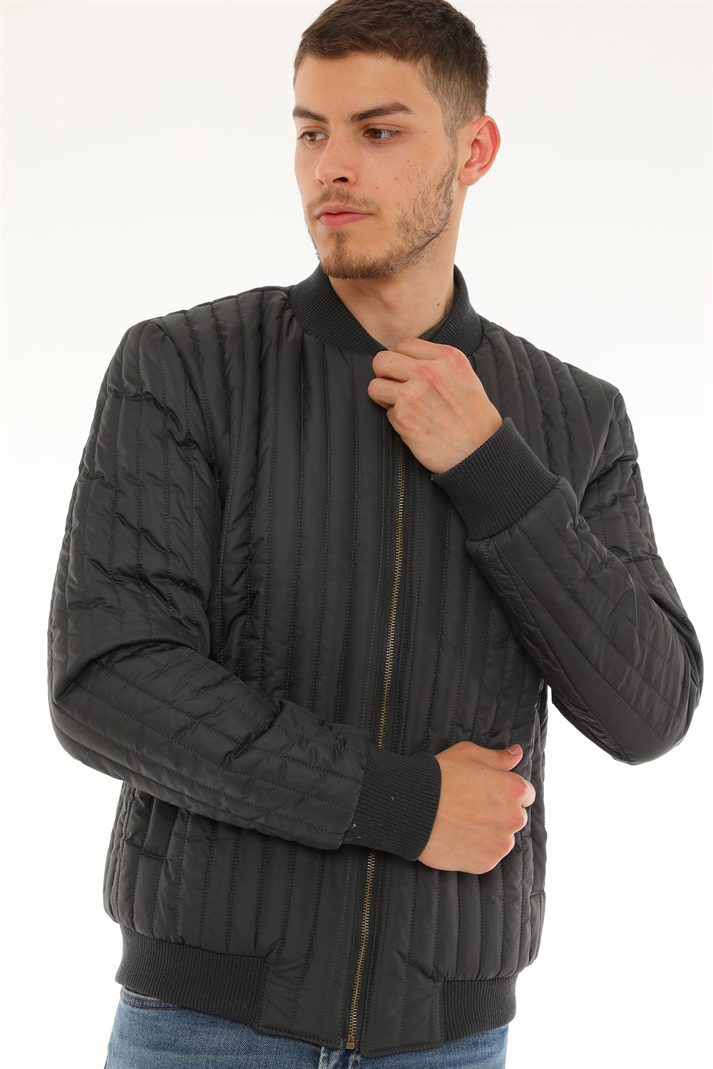M8643 DEWBERRY MEN'S COAT-ANTHRACITE
