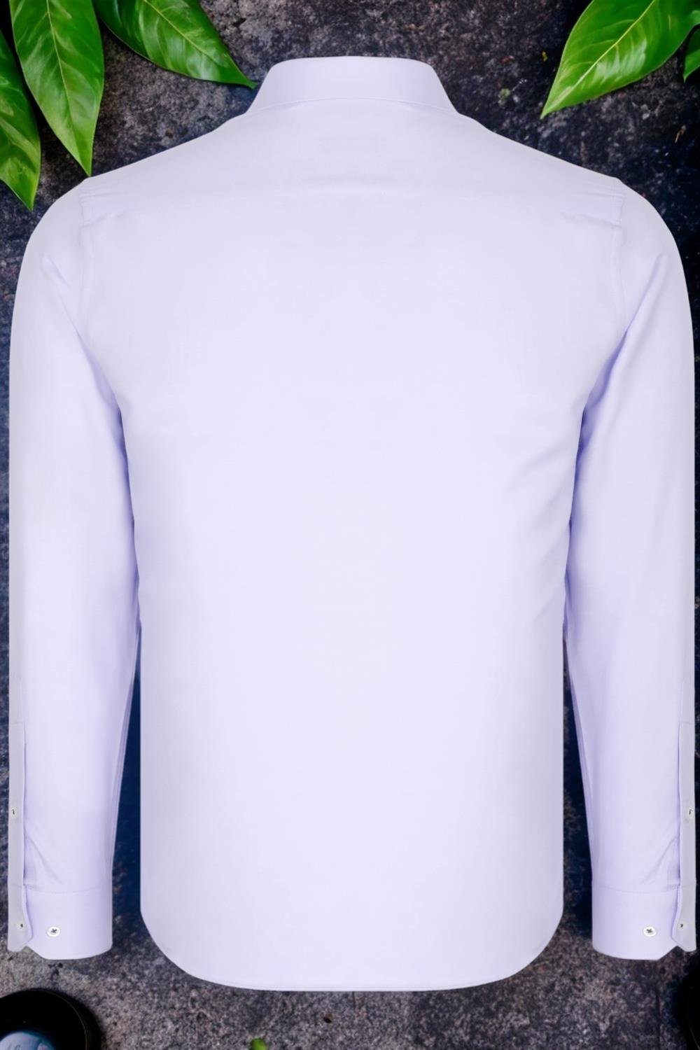 G674 DEWBERRY MEN'S SHIRT-OPEN LILAC