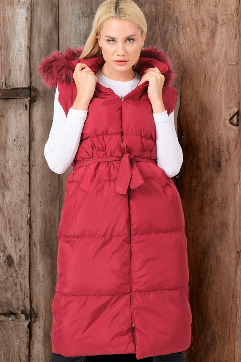 Z6744 VESTĂ DE DAMĂ DEWBERRY - VISINIU ÎN AER LIBER