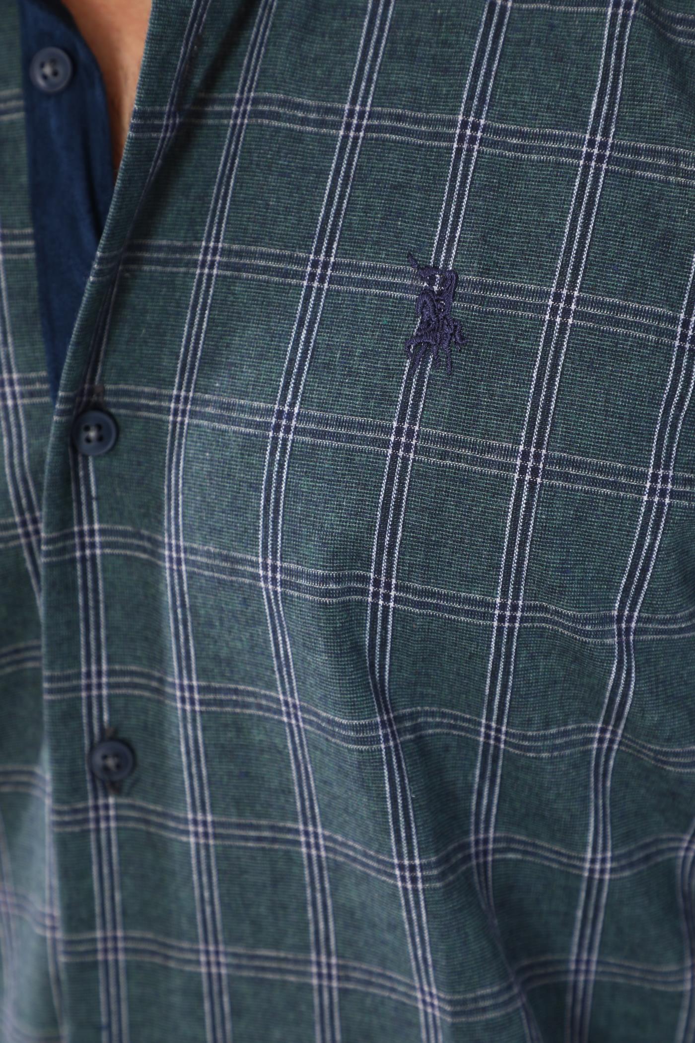 G711 DEWBERRY MEN'S SHIRT-KHAKI-1