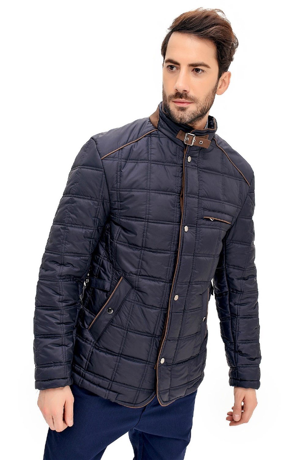 M8640 DEWBERRY MEN&#039;S COAT-NAVY BLUE