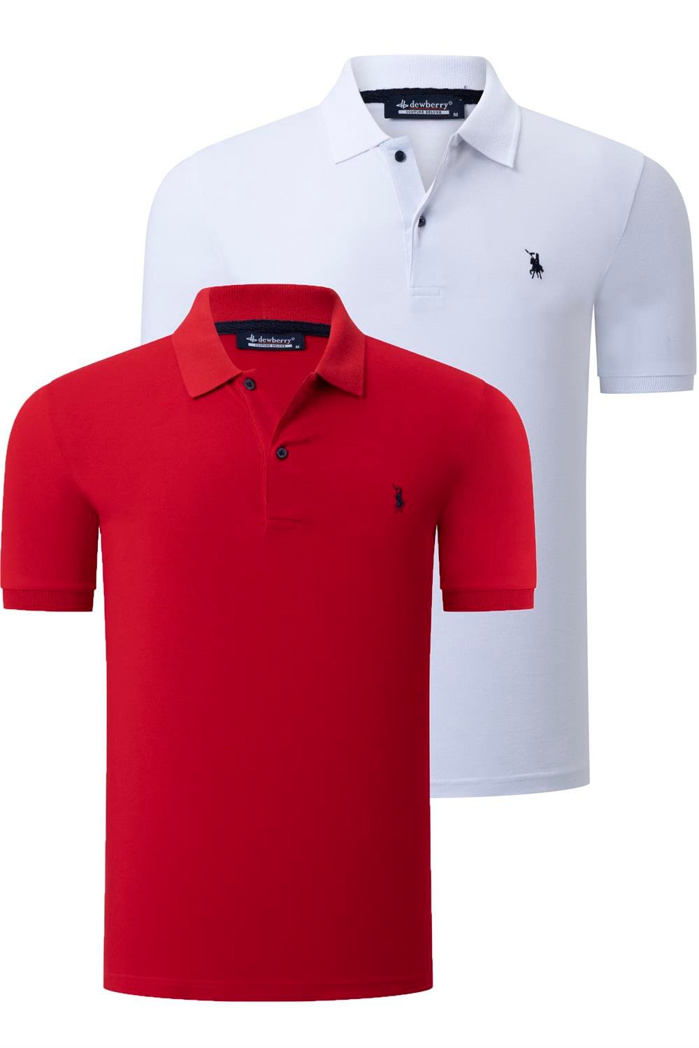 Tricou polo de barbati, dewberry