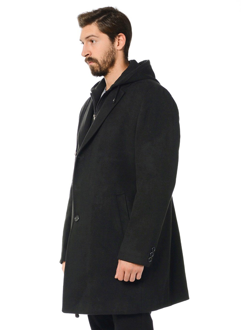 PLT8395 DEWBERRY BATTAL COAT-BLACK
