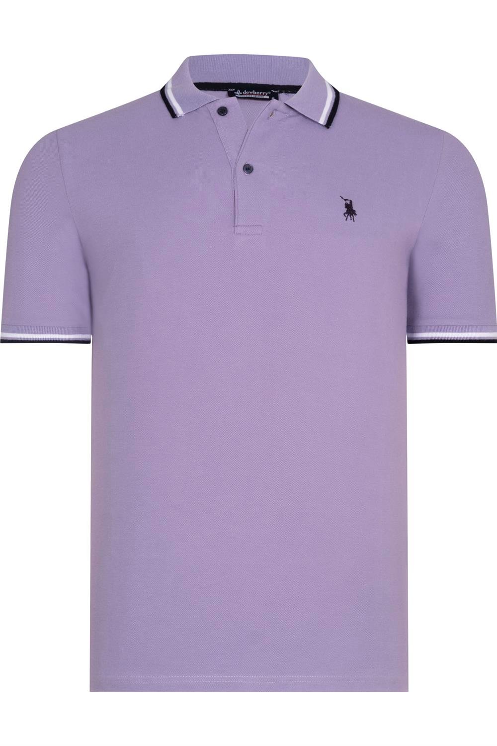 Tricou polo de barbati, dewberry
