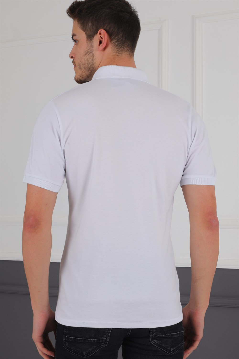 Tricou polo barbati, dewberry