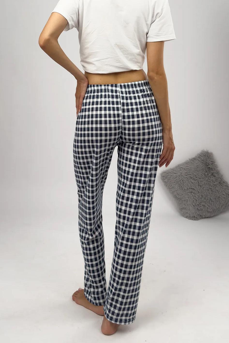 80156 Dewberry Women Pyjama Bottom-Navy-BLUE-WHITE